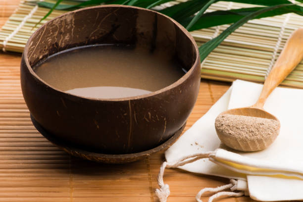 A shell of kava served the traditional way